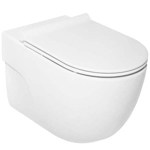 Унитаз подвесной Roca Meridian Compacto Rimless 346244000 + ZRU9307606 с пневмокрышкой